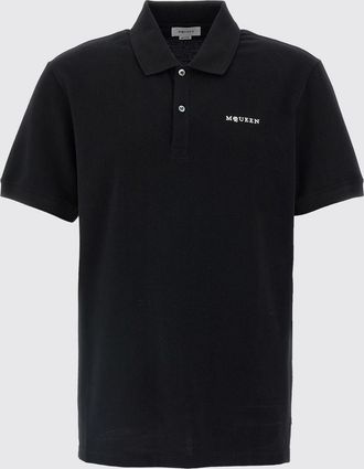Alexander McQueen Polo in cotone basic McQueen
