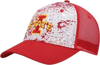 Colosseum Mens Colosseum Gray/Cardinal Iowa State Cyclones Love Fern Trucker Snapback Hat at Nordstrom