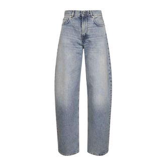 Haikure Loose-fit Jeans, female, Blue, Size: W27 Balloon Leg Jeans in Light Blue