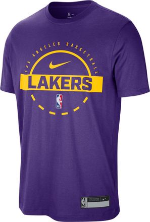 Nike Los Angeles Lakers Authentics Nike Mens Dri-FIT NBA Practice T-Shirt in Purple | IB3581-504