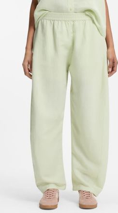 Boss Orange by Hugo Boss Linen Blend Balloon Trousers in Cucumber at Nordstrom, Size 10