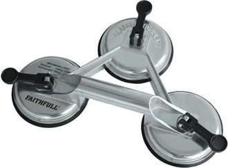 Faithfull The Brand Faithfull - SUCPAD3P - Alluminio ascensore tripla microventosa