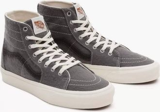 Vans Mens Sk8-Hi Tapered Eco Theory Wool Light Shoes In Gray/black