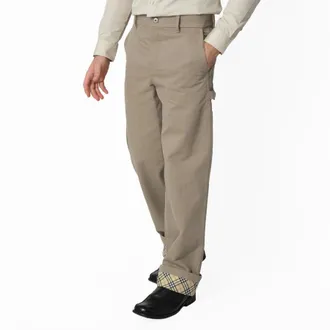 Burberry Cotton Carpenter Trousers, Brand Size 48 (Waist Size 32.7)