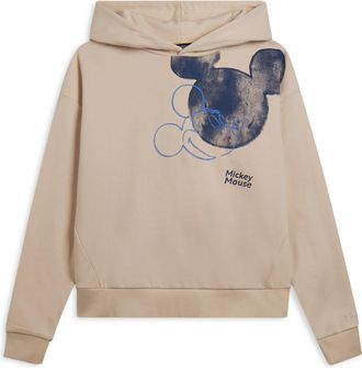 Freddy Felpa da donna con cappuccio e stampa Mickey Mouse