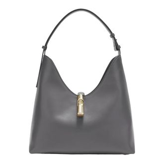 Furla Goccia Shoulder Bag M - female - Furla - Shoulder Bags - Gray - ONE SIZE - Bags