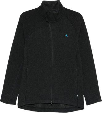 Kl&auml;ttermusen Balder 2.0 sweater met rits - Grijs