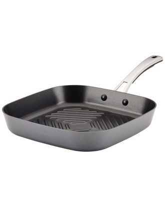 Rachael Ray Cook + Create Hard Anodized Nonstick Deep Grill Pan, 11In
