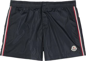 Moncler Logo Shell Swim Shorts - Navy - Xxl