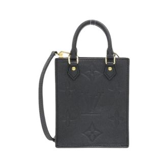 Louis Vuitton Pre-owned Monogram Empreinte Petit Sac Plat Schoudertas - Dames - Pre-owned - Zwart - Maat: ONE Size Leer