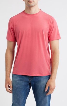 Johnnie-O Course Performance T-Shirt in Lobster at Nordstrom, Size Xx-Large