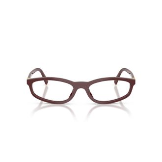 Miu Miu 0mu 01zv Rectangular Acetate Eyeglasses