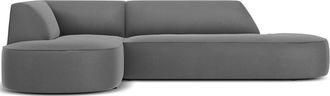 CXL by Christian Lacroix 4-Sitzer Designer Ecksofa Charles mit Ottomane rechts - Samtbezug