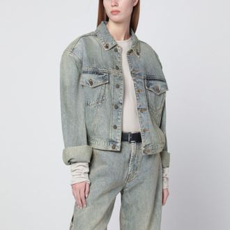 Entire studios Denim Jacket With Washed Effect