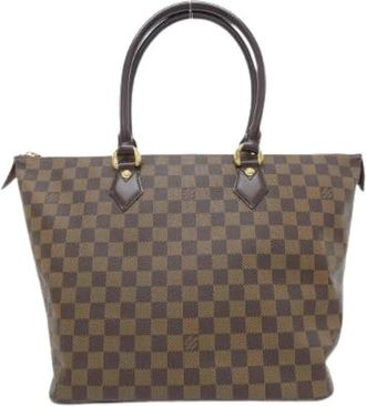 Louis Vuitton Pre-owned Saleya Damier Bag - Heren - Vintage Shopper - Bruin - ONE Size - Vintage