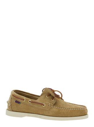 Sebago Mens Loafers Portland Beige Suede