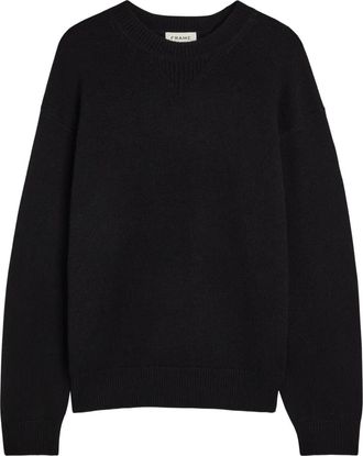 Frame Denim crew-neck sweater - Black