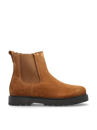 Birkenstock Womens Highwood Slip On Mid Chelsea Boots - Brown Suede - Size UK 5.5