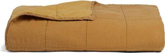 Parachute Linen Box Quilt in Tobacco at Nordstrom, Size King