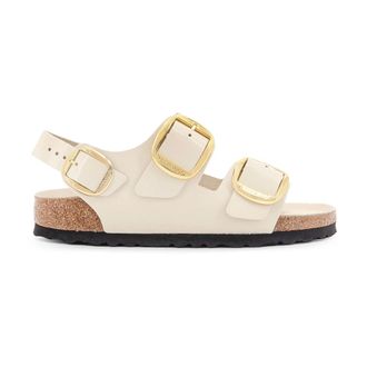 Birkenstock Milano Big Buckle - female - Birkenstock - Flat Sandals - Beige - 3 UK - Shoes