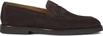 Doucal's Mocassini in pelle scamosciata - Marrone