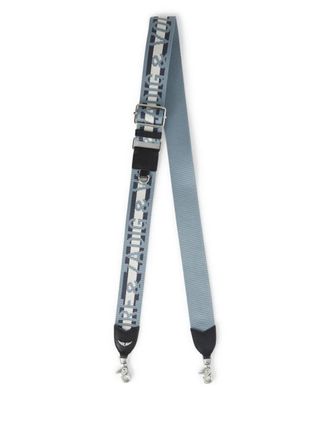 Zadig&Voltaire logo-print strap - Blue