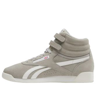 Reebok (WMNS) Reebok Freestyle Hi Shoes Escape Grey Chalk Chalk 100258943
