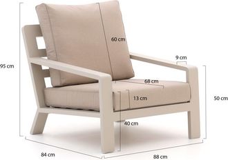 Bellagio la vita attrattiva Bellagio Vazzola lounge tuinstoel