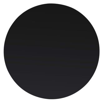 Berkfield Home Table Top Tempered Glass Round 900 mm in Black