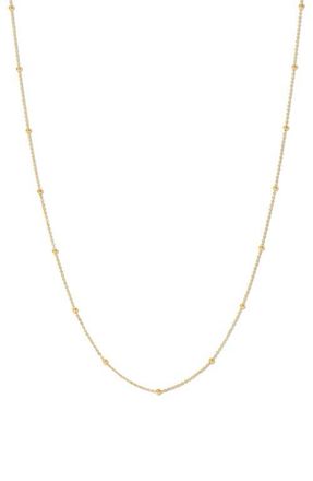 Adina Reyter Saturn Chain Necklace in Yellow Gold at Nordstrom, Size 18