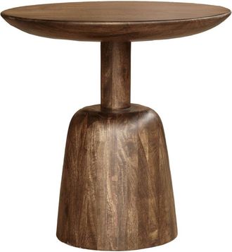 LR Home Lr Home Booker Contemporary Solid Wood Handmade Side Table