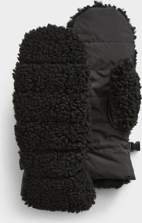 Simons Womens High-pile fleece mittens