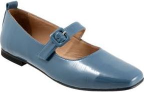 Bueno Eliana Mary Jane Flat in Denim Patent at Nordstrom Rack, Size 6.5-7Us / 37Eu