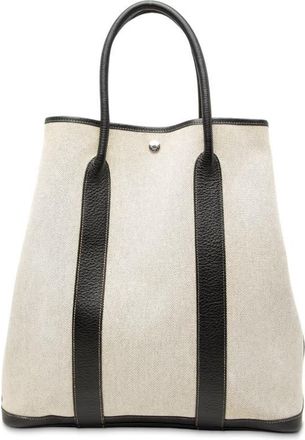 Herm&egrave;s Pre-owned Hermes Toile and Buffalo Leather Garden File 37 Ladies E4OQK3W150N1EVRG