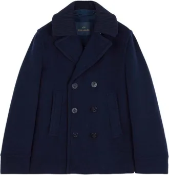 Paul & Shark Double-Breasted Wool Peacoat