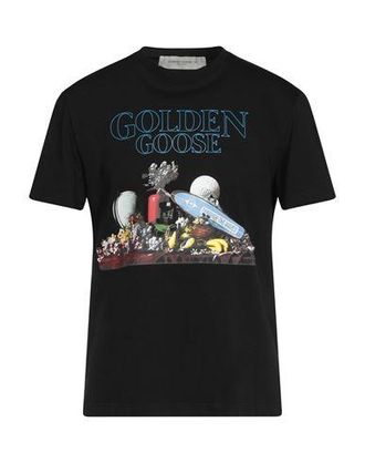 【Golden Goose】コットン ジャージー Tシャツ (アントラシート) Golden Goose】コットン ジャージー Tシャツ (アントラシート