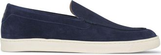 Brunello Cucinelli suede loafers - Blue