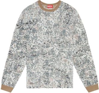 Diesel T-Boxt distressed T-shirt - men - Cotton - L - Grey