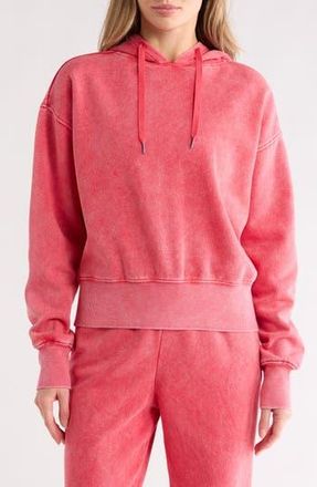 Marika Marin Oversize Fleece Hoodie in Tomato Puree at Nordstrom Rack, Size X-Large