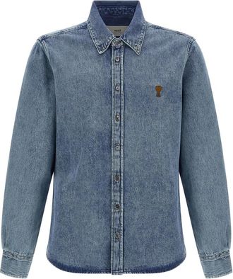 Ami De Coeur Denim Shirt - Heren - Spijkeroverhemden - Blauw - M - Denim - Overhemden