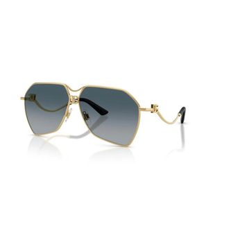Dolce & Gabbana Sunglasses, female, Yellow, Size: 62 MM Pilot Sunglasses