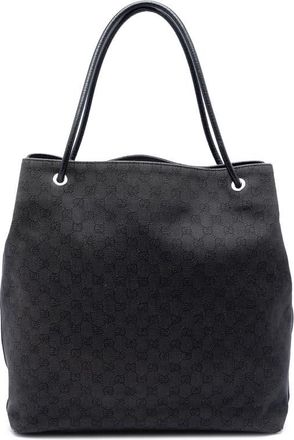 Gucci Pre-owned Gucci Large GG Denim Gifford Tote Ladies DMVZ1A8WDIFR6E4K