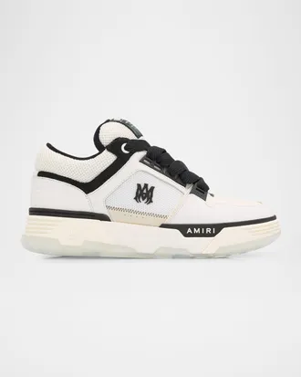 Amiri Men & apos;s MA-1 Leather & Mesh Low-Top Sneakers