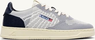 Autry MEDALIST EASEKNIT LOW SNEAKERS IN IVORY WHITE SPACE AND LOFT KNIT