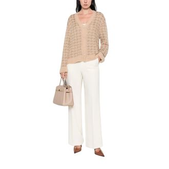 Twinset Donna, Maglie, Beige, M, new