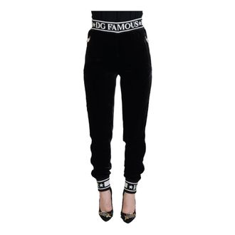 Dolce & Gabbana Mujer, Pantalones, Negro, Talla: M