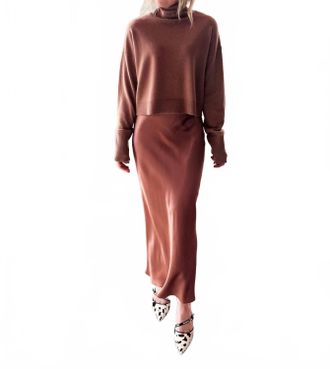 Sablyn Sable Turtleneck Sweater In Prairie Sand