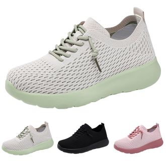 Generic Slip on Sneakers Women Orthopedic Walking Shoes Lightweight Fashion Sneaker for Outdoor Tennis Athletic Workout Running Mesh Breathable Low Top Arch S