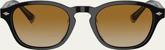 Brunello Cucinelli Mens Acetate Square Sunglasses
