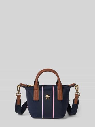 Tommy Hilfiger Umh&auml;ngetasche mit gestickten Kontraststreifen in Dunkelblau, Gr&ouml;&szlig;e 1